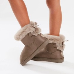 Botas australianas lazo en taupe