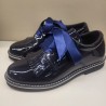 Zapato Oxford en charol azul marino