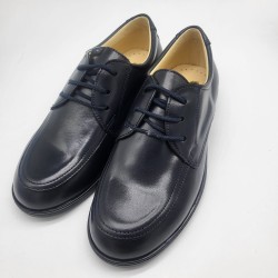 Zapato de ceremonia en piel azul marino