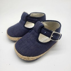Pepito Bebé en lino color azul