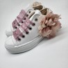 Zapatilla URBAN baja con flor