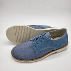 Zapato Oxford en azul jeans