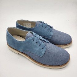 Zapato Oxford en azul jeans