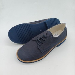 Zapato Oxford ceremonia en azul marino