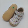 Sandalia respetuosa kickers flores