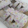 Sandalia respetuosa kickers flores