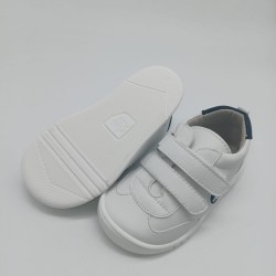 Deportivo respetuoso Piruflex blanco con azul
