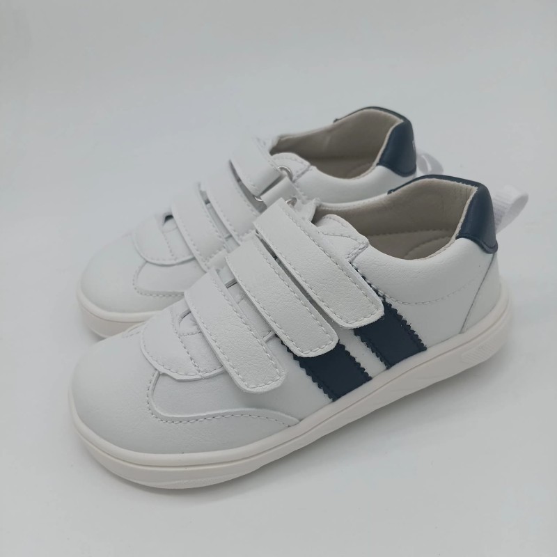 Deportivo respetuoso Piruflex blanco con azul