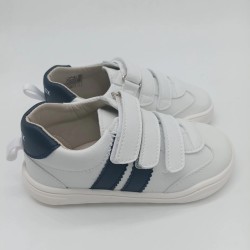 Deportivo respetuoso Piruflex blanco con azul