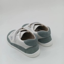 Deportivo respetuoso Piruflex blanco y gris