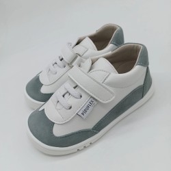 Deportivo respetuoso Piruflex blanco y gris