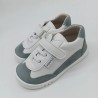 Deportivo respetuoso Piruflex blanco y gris