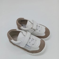 Deportivo respetuoso Piruflex blanco y arena