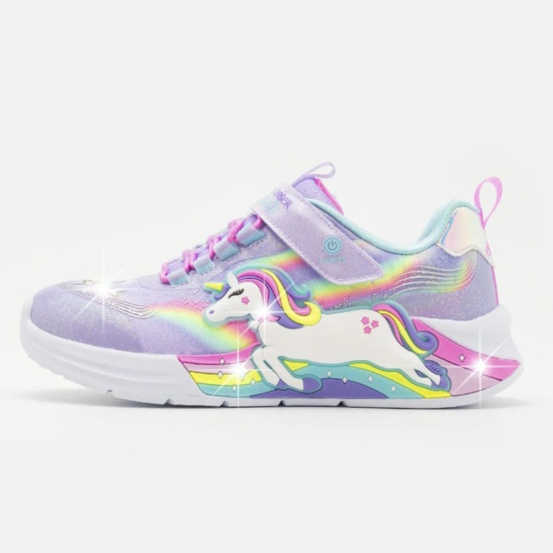 Deportivo Skechers unicornio luces 27/34