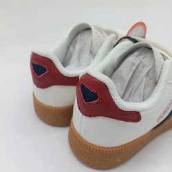 Munich Mini Barru Blanco con rojo y azul