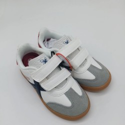 Munich Mini Barru Blanco con rojo y azul