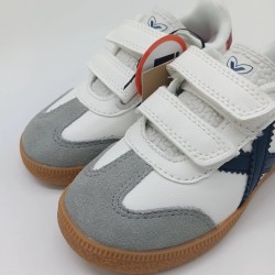 Munich Mini Barru Blanco con rojo y azul