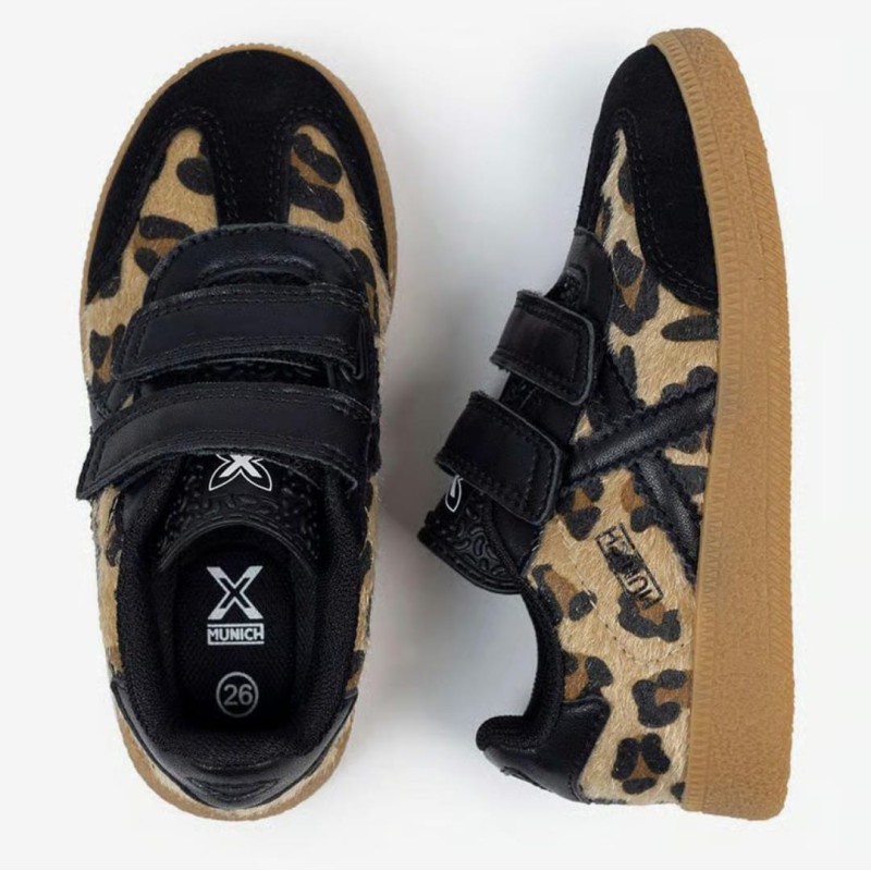 Munich Mini Barru negro animal print