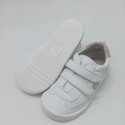 Deportivo respetuoso Piruflex blanco con rosa