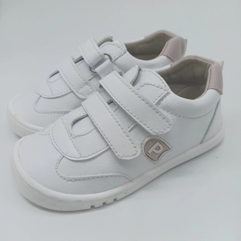 Deportivo respetuoso Piruflex blanco con rosa