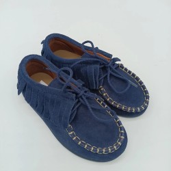 Mohicana flecos en azul marino