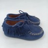 Mohicana flecos en azul marino