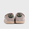 Zapatilla Igor en piel suede topo