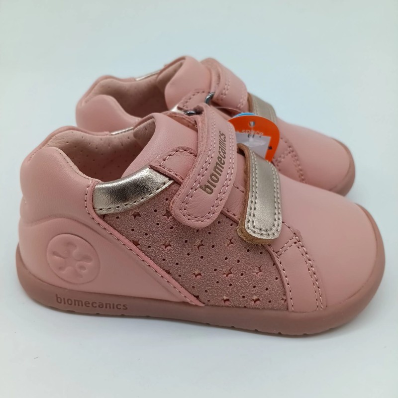 Botin respetuoso Biomecanics en piel rosa