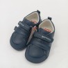 Deportivo Barefoot en piel azul