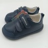 Deportivo Barefoot en piel azul