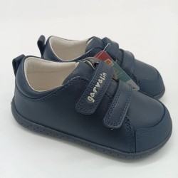 Deportivo Barefoot en piel azul