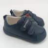 Deportivo Barefoot en piel azul