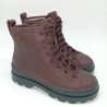 Bota Brutus Camper en piel burdeos