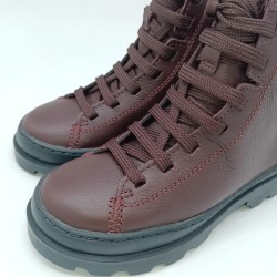 Bota Brutus Camper en piel burdeos