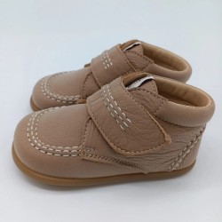 Botin respetuoso Eli basic en piel arena