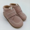 Botin respetuoso Eli Basic en piel rosa