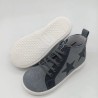 Botin waterproof en serraje gris