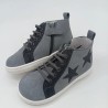 Botin waterproof en serraje gris