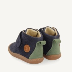 Botin Barefoot piel azul