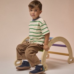 Botin Barefoot piel azul