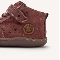 Botin Barefoot rosa con estrellas