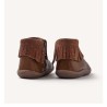 Botin flecos Barefoot en color cuero