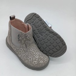Botin chelsea respetuoso en gris
