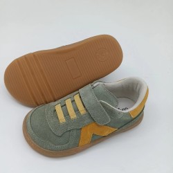 Deportivo Samba Coqueflex en verde y mostaza