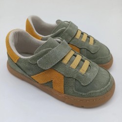 Deportivo Samba Coqueflex en verde y mostaza