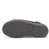 Zapatilla terciopelo Natural World gris