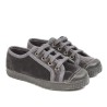 Zapatilla terciopelo Natural World gris