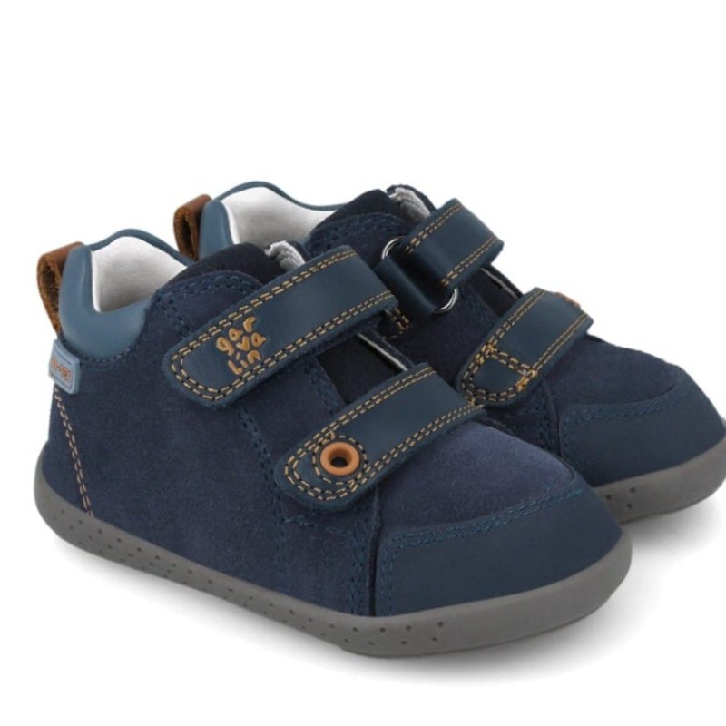 Botin Barefoot azul resistente al agua